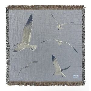 Taylor Swift 1989 Taylor's Version Seagull Woven Blue Blanket-IN HAND-